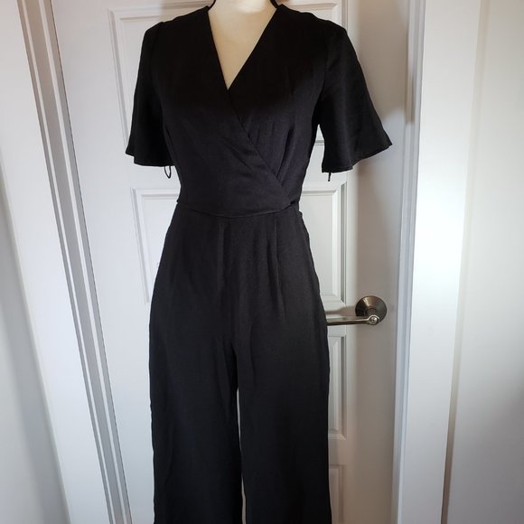 Showpo. Pants - Showpo Black Capri Jumpsuit